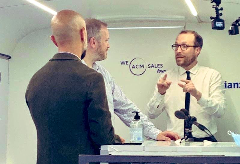 🚍 Etape #4 du «We ACM Sales» Tour: à Marseille échanges autour du Sales Digital Workstation, notre futur poste de travail commercial qui portera une vision commune du client
Merci Veronica et Brice pour vos témoignages
Et merci <a href="/Alexander80796/">Alexander Heinrich</a> pour ta présence en webex ! #Sales