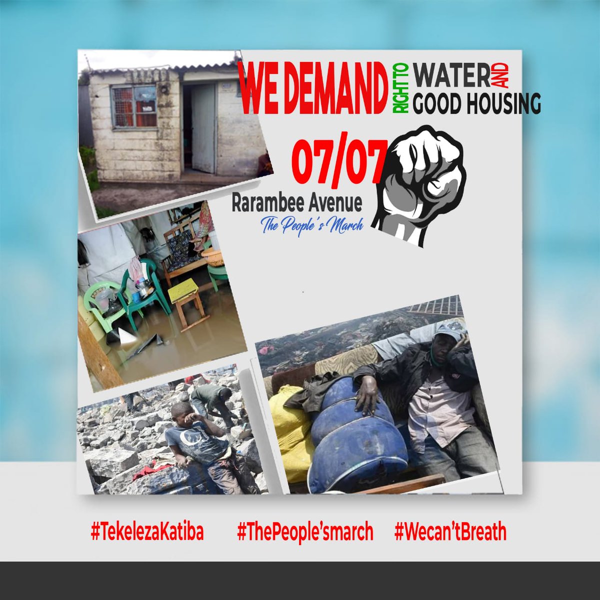 #TekelezaKatiba
#Tokelezeamtayako
#Sabasabamarchforourlives
Tumechoka na dhuluma za polisi <a href="/MathareSJustice/">Mathare Social Justice Centre (MSJC)</a> <a href="/SGathanga/">Nairobi: The Green & Grey City</a> <a href="/PeshanneKariuki/">Perpetua Kariuki🇰🇪 🇵🇸</a> <a href="/UhaiWetu/">Social Justice Centres Working Group</a> <a href="/CentreRuaraka/">@Ruaraka SJC</a> <a href="/FoundationGf/">GhettoFoundationkenya.</a> @ZamaZama254 <a href="/KasinaMaryanne/">Maryanne Kasina</a> <a href="/community_al/">Al Qamar Community Organization</a> <a href="/WuodApondi/">Hon. Ojango Omondi Mc'Apondi™®️</a> @CKiamaiko <a href="/DenisMbogo13/">Denis Mbogo</a> <a href="/FaithKasina/">Faith Kasina</a>