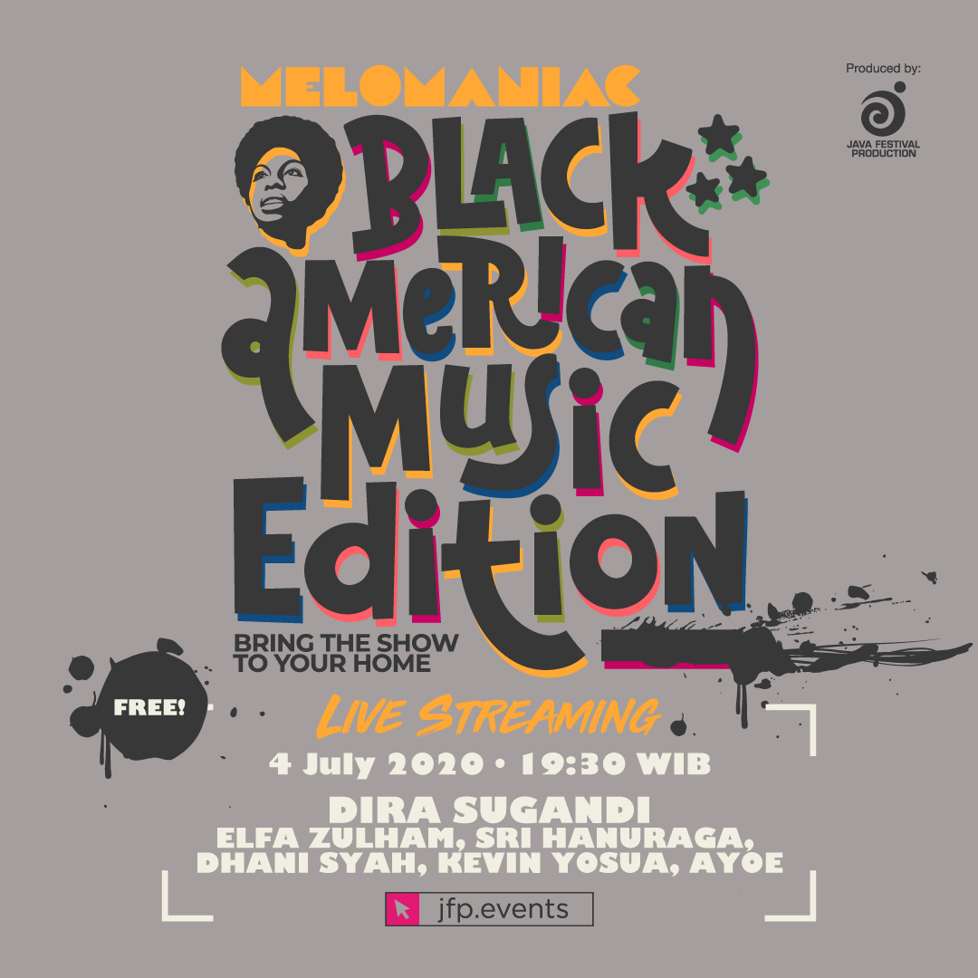 hodgepodgefest's tweet image. Everyone is Welcome! Join us for the first edition of Melomaniac: Black American Music Edition. 4th of July 2020. All you need to do is register at jfp.events/ticket/meloman… and stream it! #JavaFestivalProduction #JFPEvents #BringTheShowToYourHome #July4thAtHome