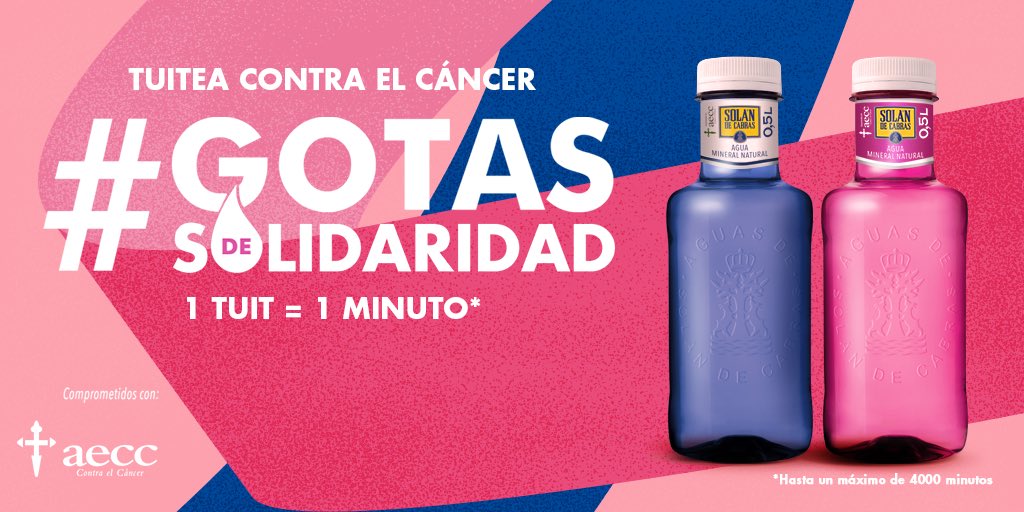 Torres's tweet photo. Un año más @Solan_de_Cabras lucha contra el cáncer junto a la @aecc_es . Colabora con ellos, tuitea con el hashtag #GotasdeSolidaridad y por cada TUIT se donará 1MINUTO de ayuda psicológica para pacientes y familiares. Tlf. Infocáncer: 900 100 036 https://t.co/CoiZxa37Fk