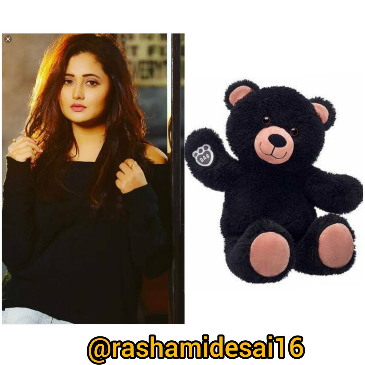 Thread of  @TheRashamiDesai as teddy bear #RashamiDesai