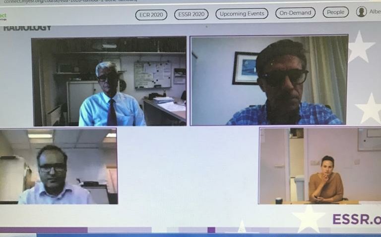 MskSerme's tweet photo. Enhorabuena a Alberto Vieira y demás organizadores del congreso virtual #ESSR2020
26 - 27 de junio de 2020
Charlas quizá pronto disponibles
Con @evallopis2 @KaiVilanova y @PepeMartel1 y Pilar Aparisi, insignes "sermeros" 💪🏼🦴
https://t.co/7P4Zs9VQtv
@ESSRmsk #MSKRad #Radiology https://t.co/IcE9BDHVc5