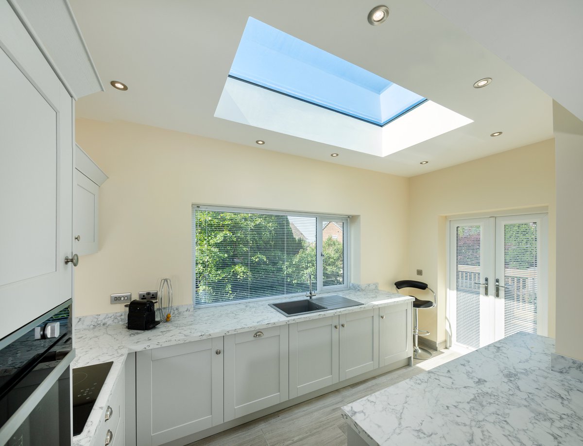 prefixsystems's tweet photo. How stunning is this installation of our Opal Flat Rooflight 🤩! Our Opal rooflight is available from today in our stock sizes. Read more online https://t.co/z5B5vBeAAR

Installation by @TJConservatory 🔧
Photos by @dinobelvedere 📸

#opalrooflight #flatrooflight #skylight https://t.co/9axNHzhKhV