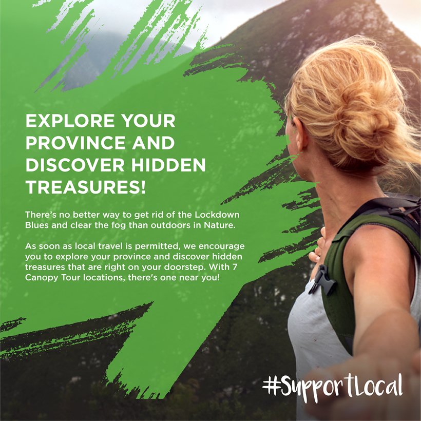CanopyTourSA's tweet photo. Each day we're one step closer to getting back 'online' and outside where we'll be able to safely share the exhilarating #flyAirNature rush with YOU again!

What exciting adventures or awe-inspiring places have made it onto your provincial bucket list?

#SouthAfricaisTravelReady https://t.co/Lhm6oEmctO