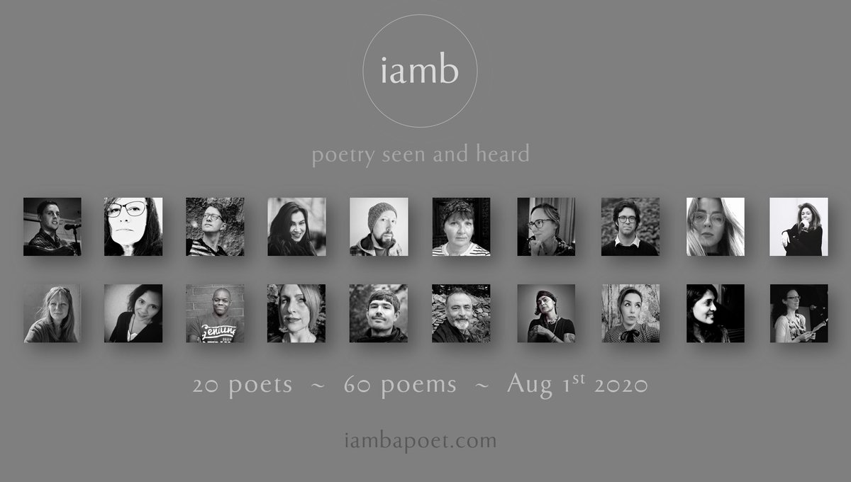 iamb_uk's tweet image. Poetry lovers, the wait is over.

Here are the 20 poets whose work will feature in wave three of @iambapoet from August 1st 2020.

See the wave three index page for the name of each poet: iambapoet.com/poets-wave-thr….

#iamb #wavethree #poetry #poetrycommunity