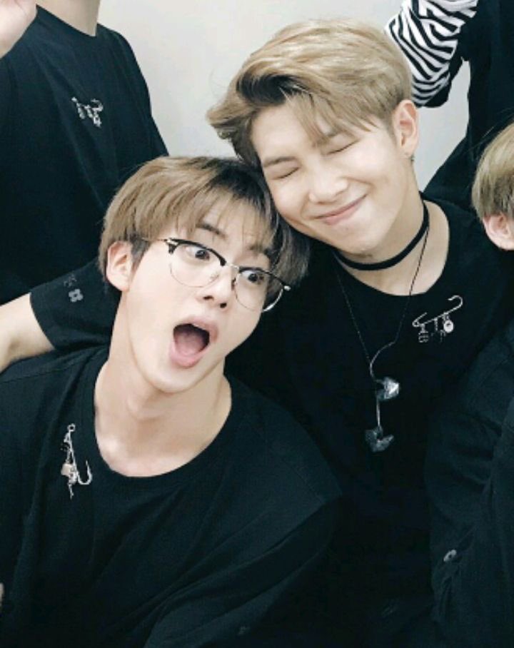 namjin- the leader who learns from and is comforted by his joy-bringing brother