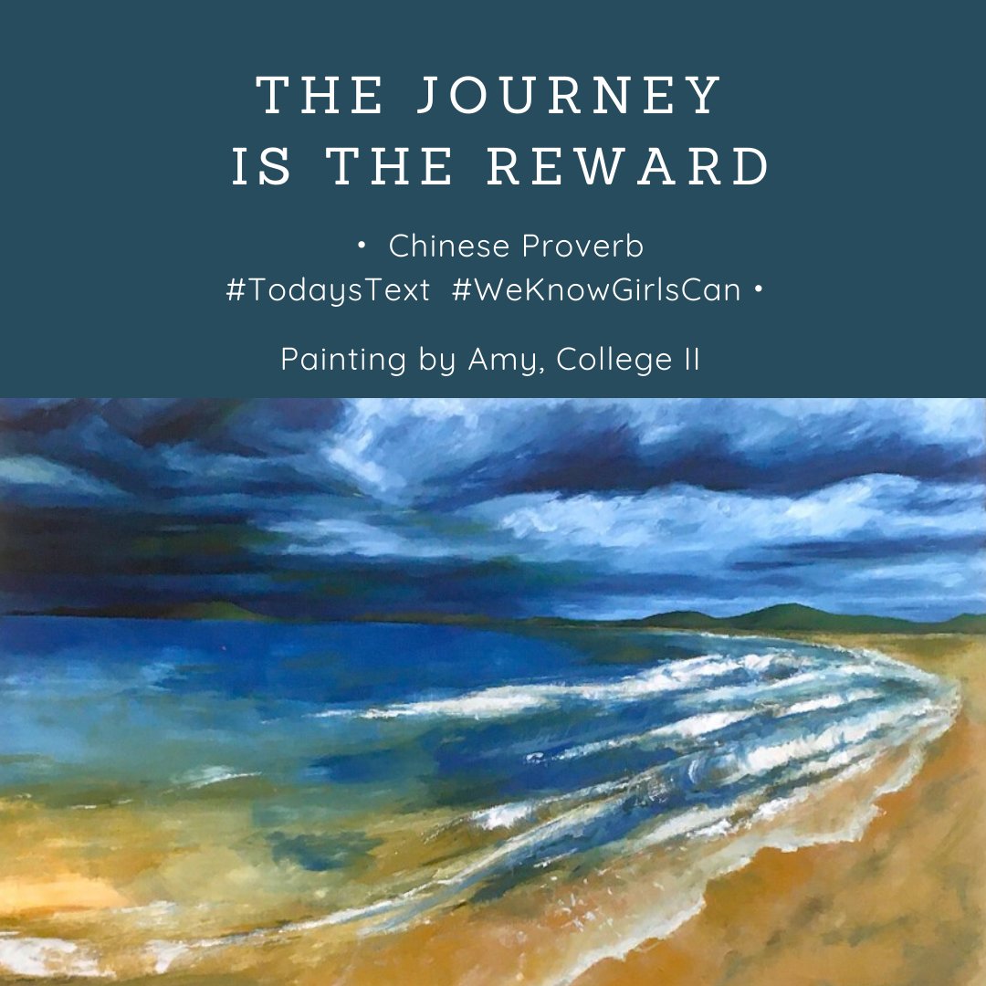 The Mount School York The Journey Is The Reward Chinese Proverb Todaystext Weknowgirlscan Girlsquakerschool This Seascape Is An Original Painting By Amy College Ii Our Full A Level Gcse The Mount School York The Journey Is The Reward Chinese Proverb Todaystext Weknowgirlscan Girlsquakerschool This Seascape Is An Original Painting By Amy College Ii Our Full A Level Gcse