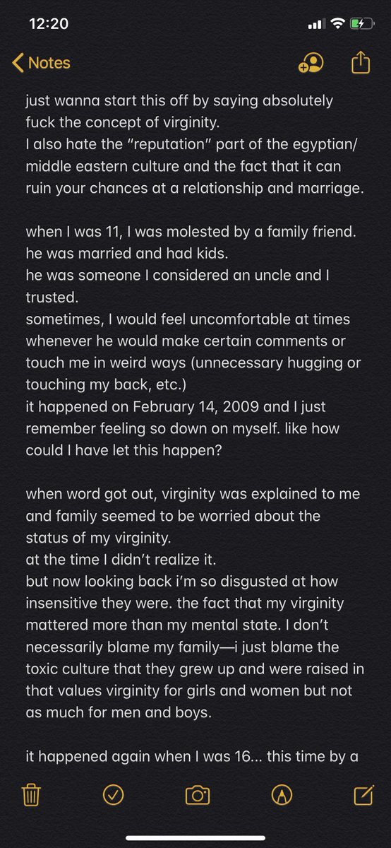 TW: Graphic.With all of that being said... I want to share my story with all of you. I kept it a secret for the longest and I just wanna do this for me and also for all the Coptic women who have suffered from something like this or something similar. TRIGGER WARNING!!!