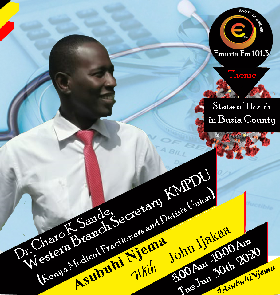 Being one of the counties with huge burden of Covid-19,  are we finally prepared as a county to deal with the anticipated pick? What is the state of Health in busia? What would post-corona look like for the residents in terms of Health system?  <a href="/kmpdu/">KMPDU</a> #covid19kenya <a href="/MOH_Kenya/">Ministry of Health</a>