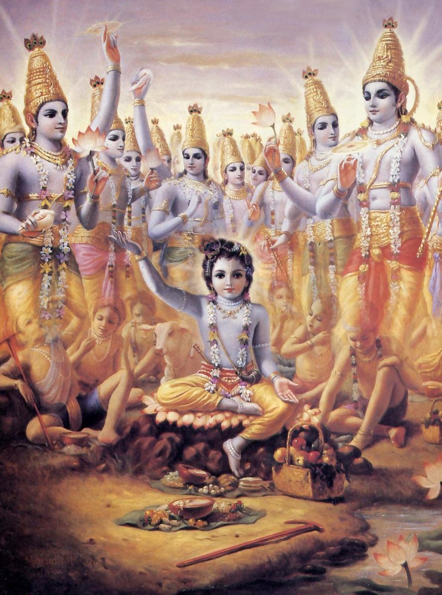 Since only Lord Krishna Has expanded Himself as all the cowherd boys, Lord Krishna had actually married all the Gopis. After all these pastimes, Lord Krishnan performed Rasa Lila.