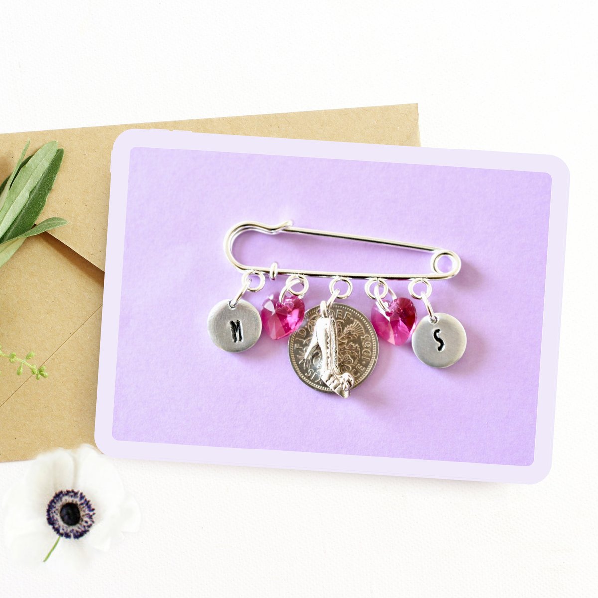 TansyBel's tweet photo. Sixpence Bridal Pin - Gift for Bride from Maid of Honour - Personalised Wedding Accessories https://t.co/Z6fajLeBUt #giftideas #ad #BrideToBeGift https://t.co/rv73r1QUTe