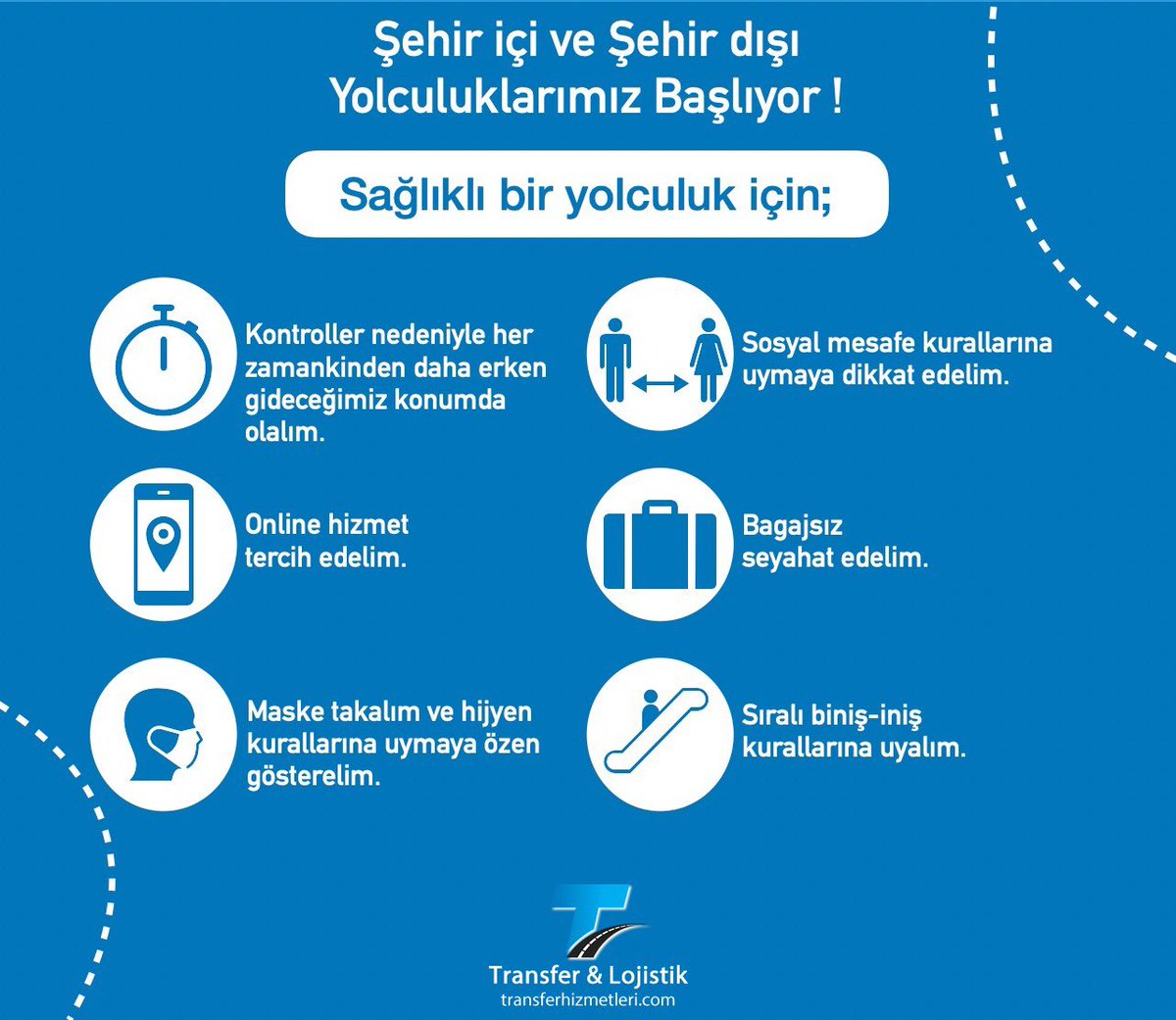 trnsfrhzmtlrcom's tweet photo. 😷🚙🚚
Sevdiklerimize bir an önce kavuşmak için #SağlıklıYolculuk kurallarına uymaya özen gösterelim.

#TransferHizmetleri #TransferHizmetlericom #TurkiyeninTransferi #TransferHizmetleriLojistik #HES #SosyalMesafe

@saglikbakanligi https://t.co/9HooXBOZEP