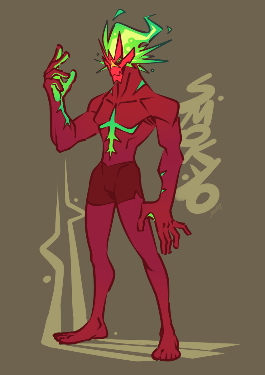 IonicIsaac's tweet photo. Been pretty artblocked for a good while so I tried my hand at making a new guy to break out of it.. his name is Smokyo! https://t.co/4RGSZmGkmu