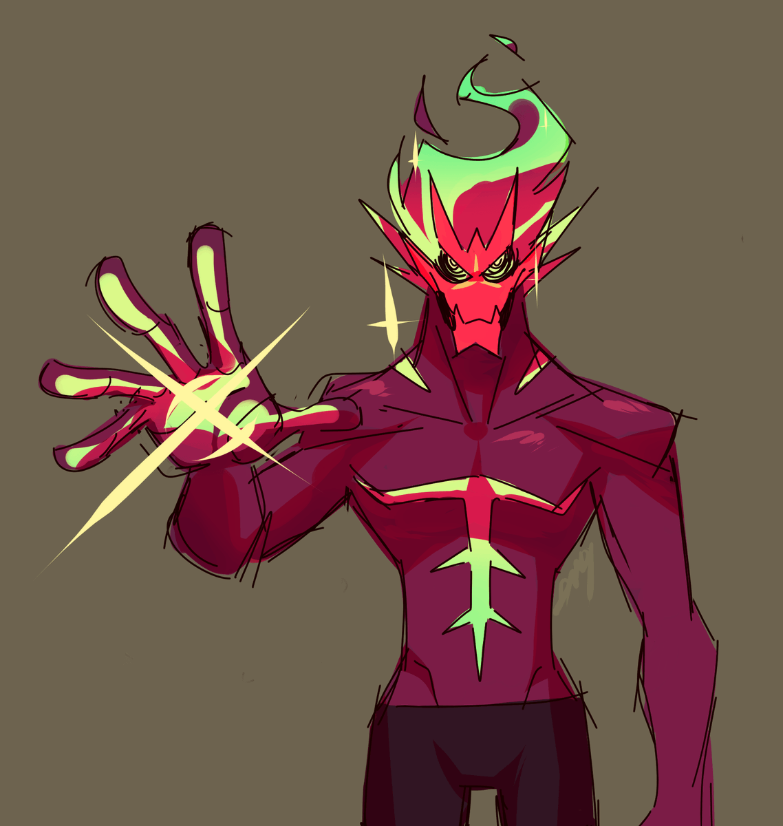 IonicIsaac's tweet photo. Been pretty artblocked for a good while so I tried my hand at making a new guy to break out of it.. his name is Smokyo! https://t.co/4RGSZmGkmu