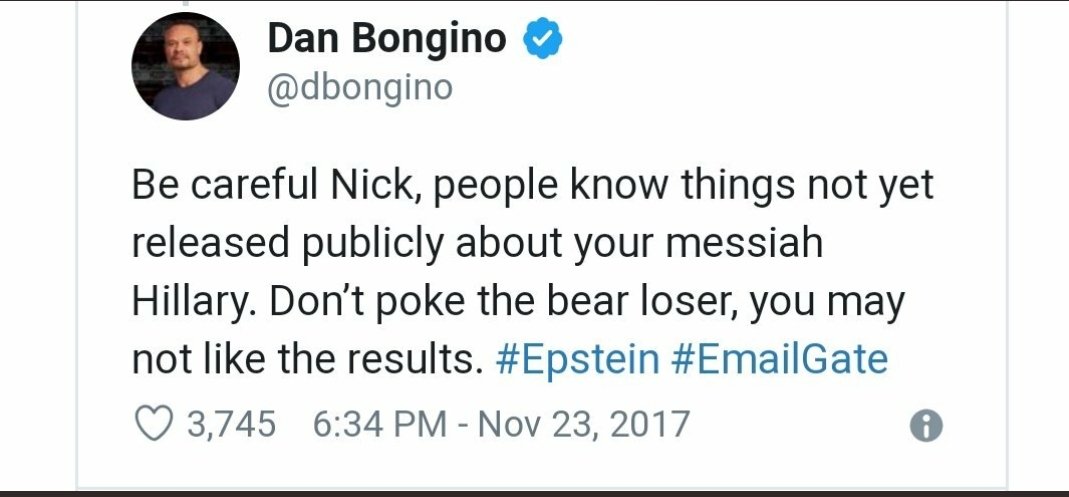 Before you sign up for Parler make sure you ask the partial owner, Dan Bongino, why if he knows about the Epstein ring he isn't speaking up?Why does he block anyone who asks about it? He was in the secret service when all this happened and was on detail for Hillary.
