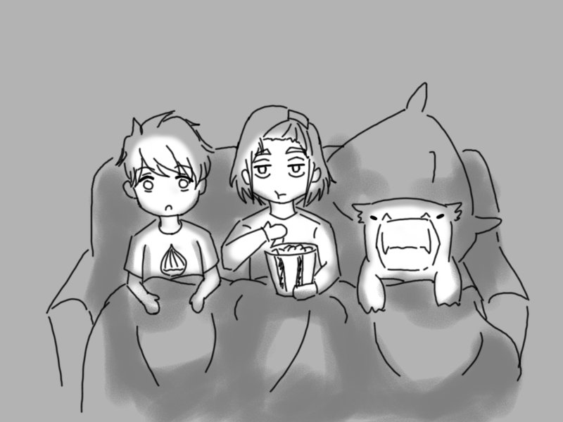 Happy 10th anniversary #신의탑 ?
I made this yesterday without knowing it, so I guess I'll just put this here ?
What kind of movie they are watching? 
#신의탑_연재10년_축하합니다  #神之塔 #tower_of_god 