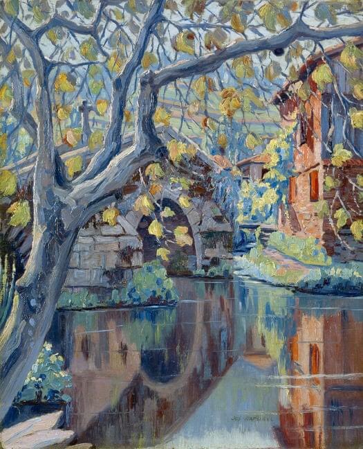 artinfinitus's tweet photo. Joseph Raphael
Reflection Pool, 1918 #josephraphael #painting #fineart #arthistory #dailyart #art #artwork #oilpaintings #artoftheday #impressionism #postimpressionism #artinfinitus #love #life #artist #painter #gallery #italy #england #paris #france #MondayMorning #beau https://t.co/iFX5zkuinD