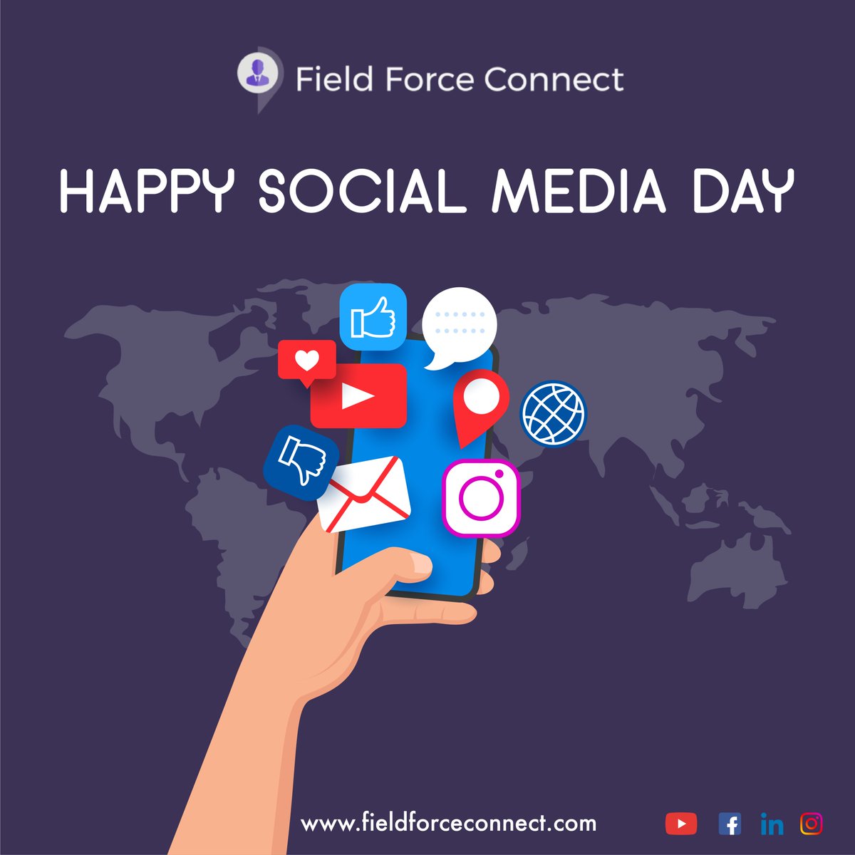 connect_force's tweet photo. This #SocialMediaDay , let's connect with the time when this medium started inspiring, motivating, promoting and bonding with millions. Stay updated with the Field Force Connect service!
#socialmediaday #socialmediaday2020 #socialmediadayindia

https://t.co/v8SG0kHY7i https://t.co/DiV9QEPI5O