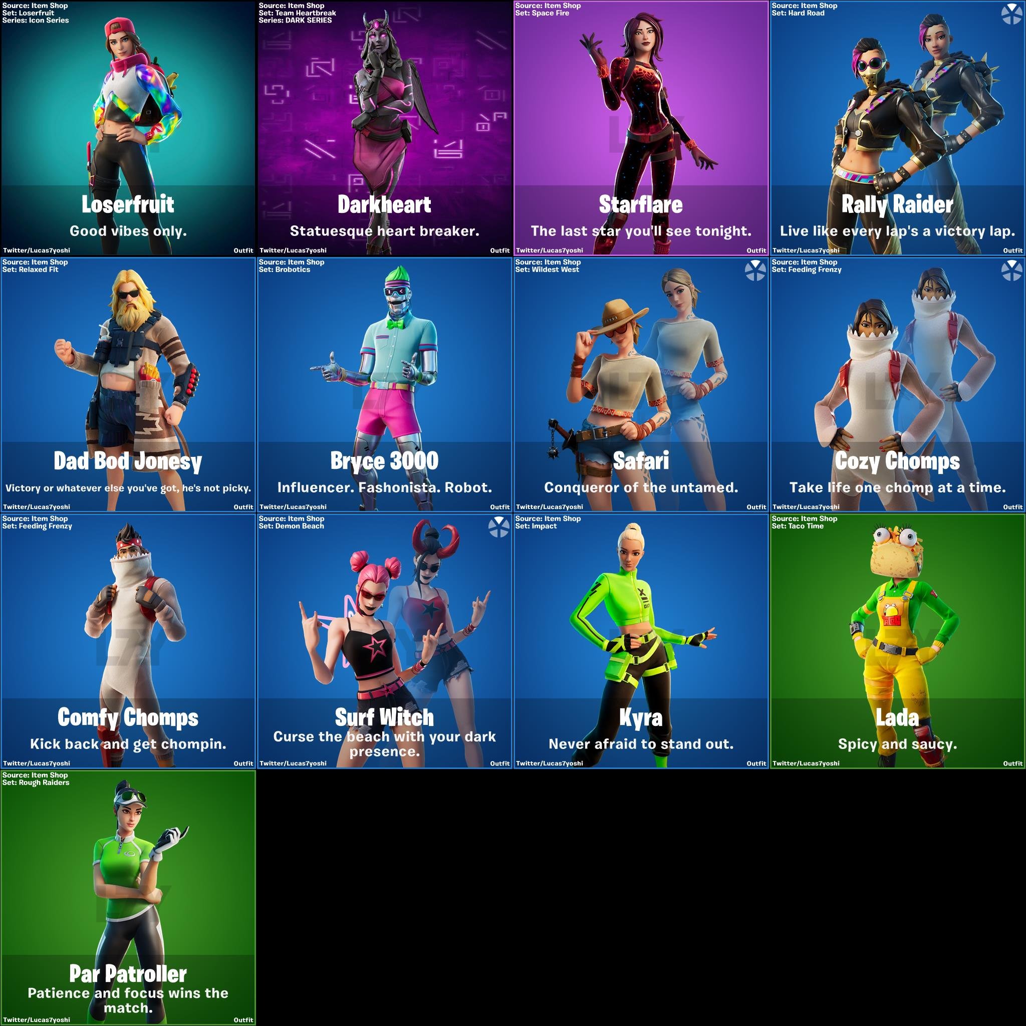 Leak massivo de Fortnite revela novas skins, back blings e modos de jogo