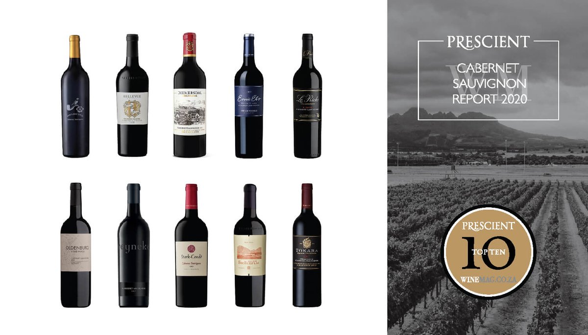 The Prescient Cabernet Sauvignon Report 2020 is live! We tasted 100 entries and here are our 10 best: bit.ly/3eJjJ2g
