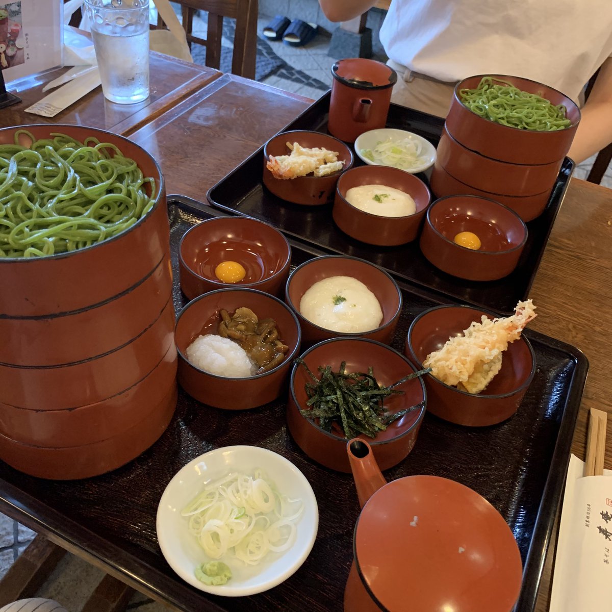 sunochaaan's tweet photo. しかちゃんのメガネ届けに川越へ
純米吟醸『鏡山』のかき氷と茶そば最高だった♡
メガネ喜んでもらえてよかった！
#OWNDAYS  #川越　#寿庵　#これがかき氷 https://t.co/CwvKjTX4yf