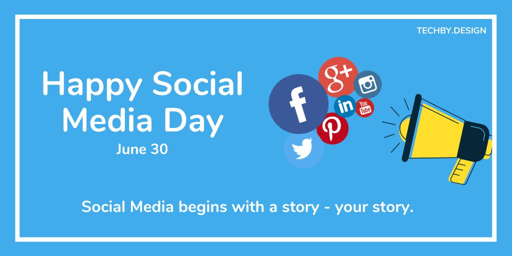 TechByDesigner's tweet photo. Social Media connects people across the globe and today we are celebrating this connection! 

#SocialMediaDay  #SocialMediaDay2020  #techbydesign #connection https://t.co/tAfD31QiuL