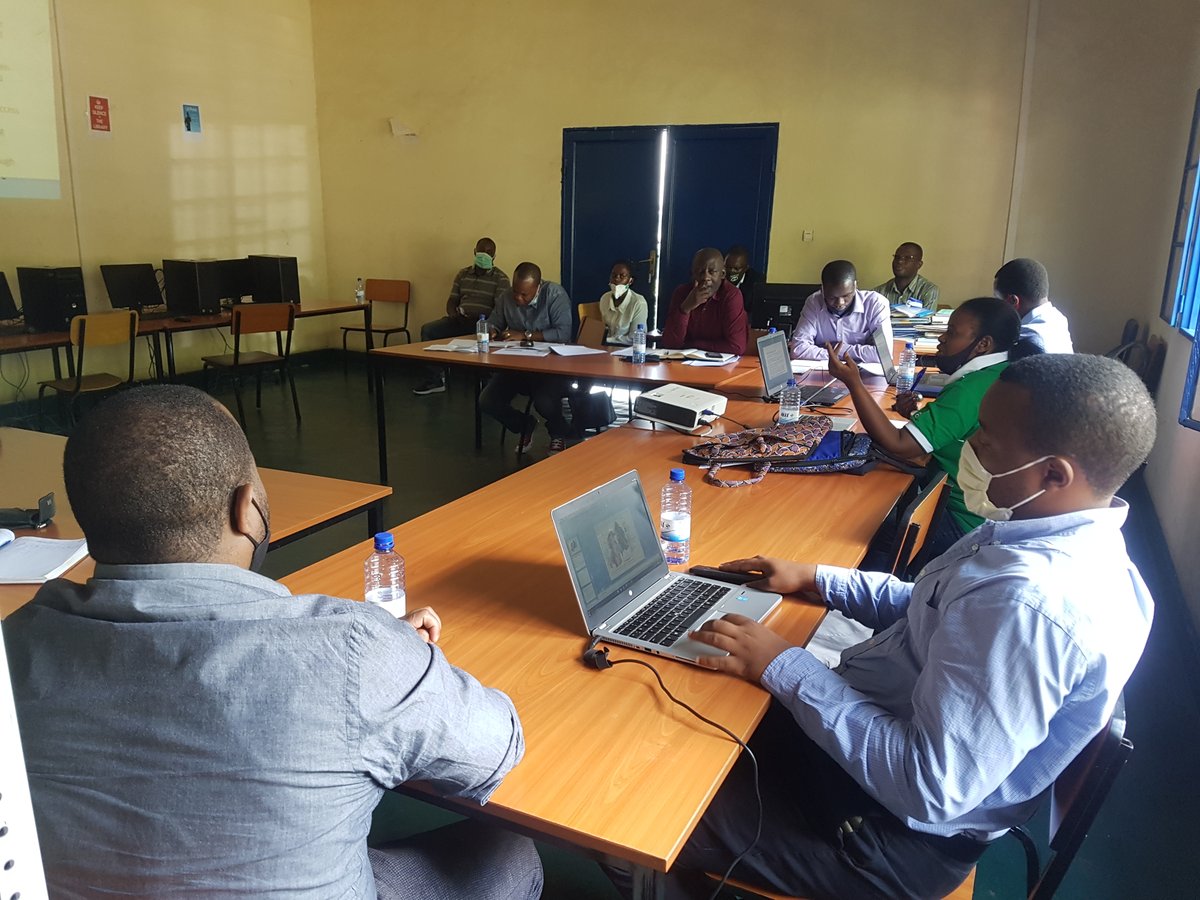 Churwanda's tweet photo. Christian University of #Rwanda is presenting the Activities, Progress and Plans of it's project funded by #NCST. The project is about Monitoring Water Productivity in Horticultural Farming Systems of Rwanda with Remote Sensing (Satellite) Technology. @Rwanda_Edu @HEC_Rwanda https://t.co/McY7ooP5Zm