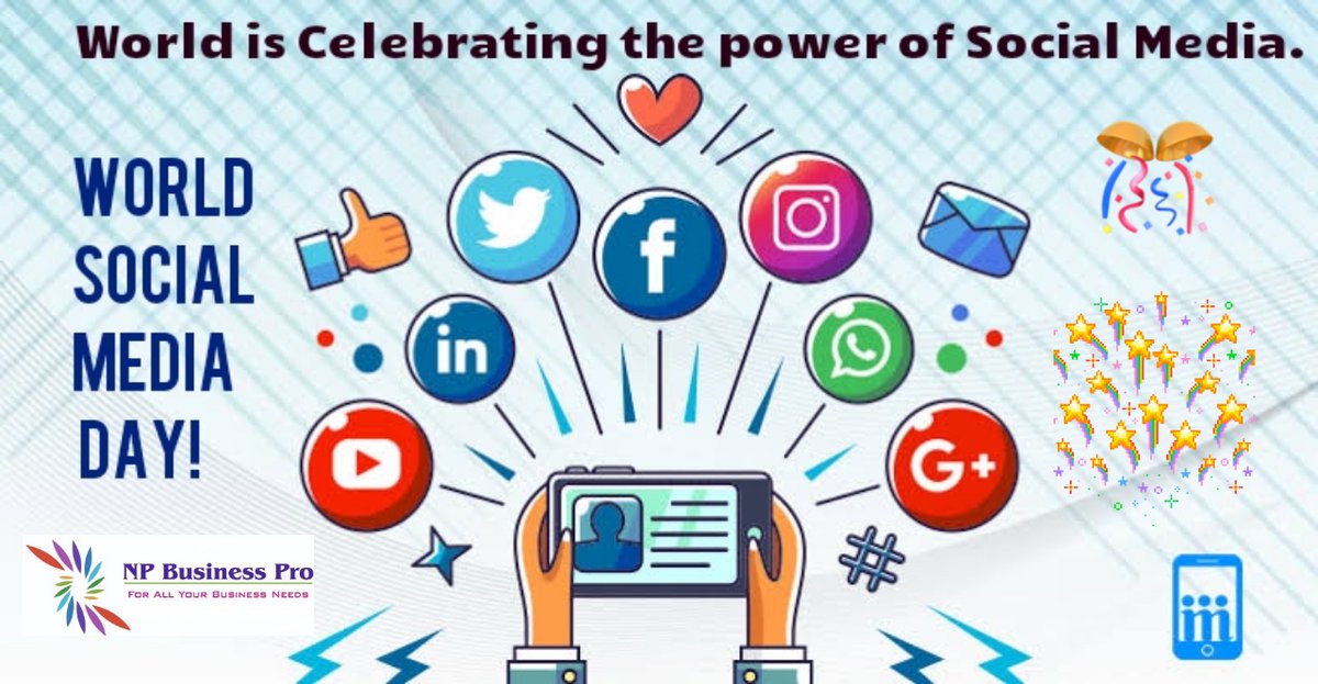 NPBUSINESSPRO1's tweet photo. Happy World Social Media Day.
Social media is not a media. The key is to listen, engage, and build relationships.
Currently we all are connected through social media it's like our family so let's celebrate our family.(Social Media Day)

#WorldSocialMediaDay
#socialmedia
#facebook https://t.co/9tQTwtqa3p