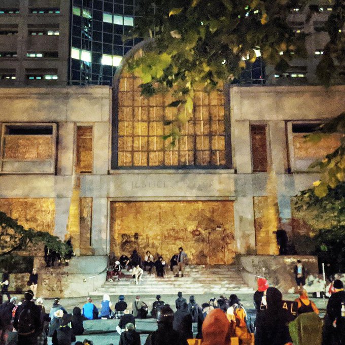 PDX out here with the inclusivity and tenacity. "We are ants, and we may be small, but together we can