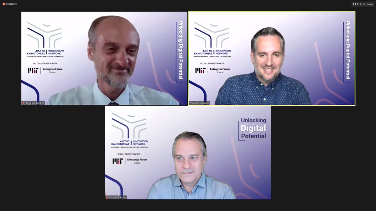AmditisA's tweet photo. Accomplishing #security & #dataprivacy goals in the new era of digitalised services & processes for state-owned critical infra companies & large organisations rely on 3 different pillars:technology,people,processes.TY @mbletsas & @CKapalidis for the great discussion! #HCPA #MITEF https://t.co/t8QA4WeYnB