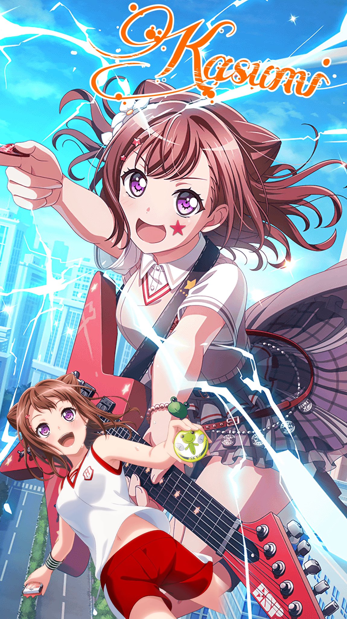 りさき 人生迷子 Love Your Life ガルパ とある科学の超電磁砲t とあるバンドのスポーツフェスティバル より 香澄 有咲 沙綾 りみ たえの壁紙です いよいよとあるコラボ開催 みんなでレールガンを撃ちまくりましょう これが私の