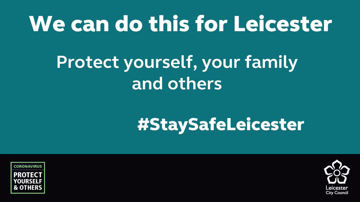We haven’t got all the information we need yet about the #LeicesterLockdown. But we do know that we all need to stay at home, keep 2 metres apart and wash our hands. More here: bit.ly/2ZqceXD
#StaySafeLeicester
