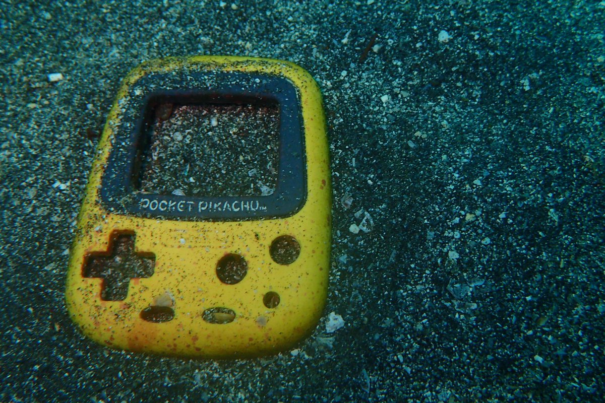 今日のこの出会いは今までで一番叫んだかもしれない ダイビングインストラクターの方が海で見つけた とあるデバイス に懐かしさを感じる人々 Togetter