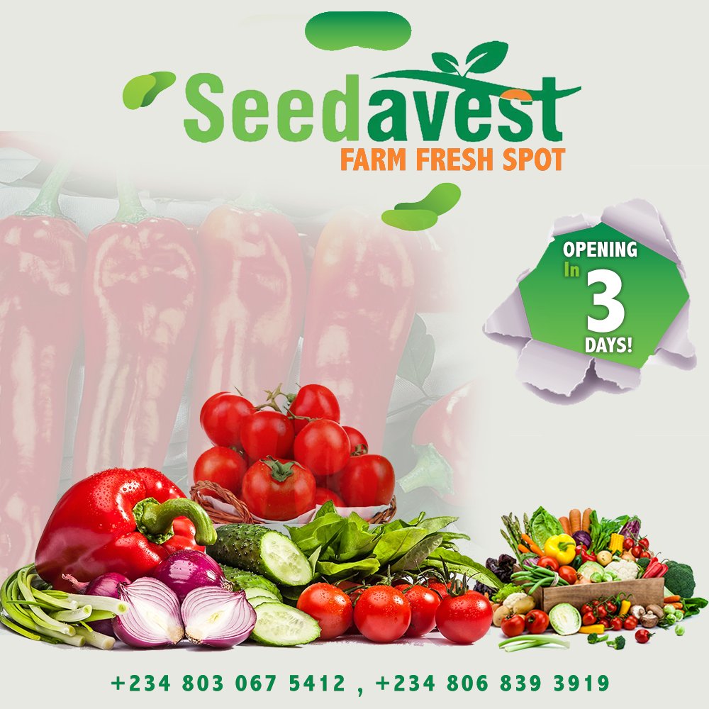 SeedavestN's tweet photo. #SeedavestFarmFreshSpot in 3 Days!

#EatingFresh
#TheKioskAreBack
#SeedavestFarmFreshSpot https://t.co/uip1igAoIC