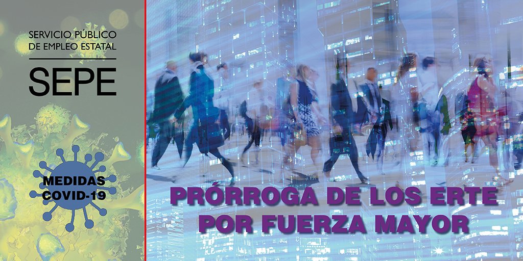 empleo_SEPE's tweet image. ‼️ Información sobre la prórroga de los #ERTEs 

Las #prestaciones por #ERTE de Fuerza Mayor por #COVID19 que estaban en vigor hasta 30 de junio de 2020, se prorrogarán hasta el 30 de septiembre de 2020 si se mantiene el ERTE, sin necesidad de realizar una nueva solicitud