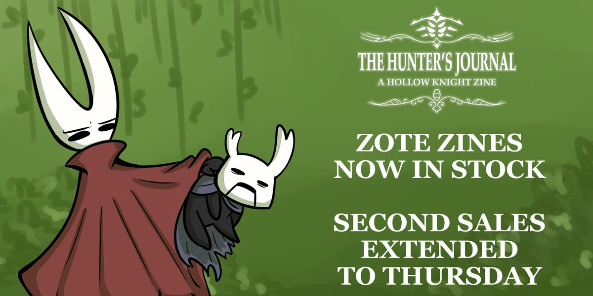 Zote Mini-zines are now up in the shop!

To give people some time to grab one since these went up last minute, we're going to close sales on Thursday, July 2nd, around 6pm ET!

picnicpins.storenvy.com/collections/18…
