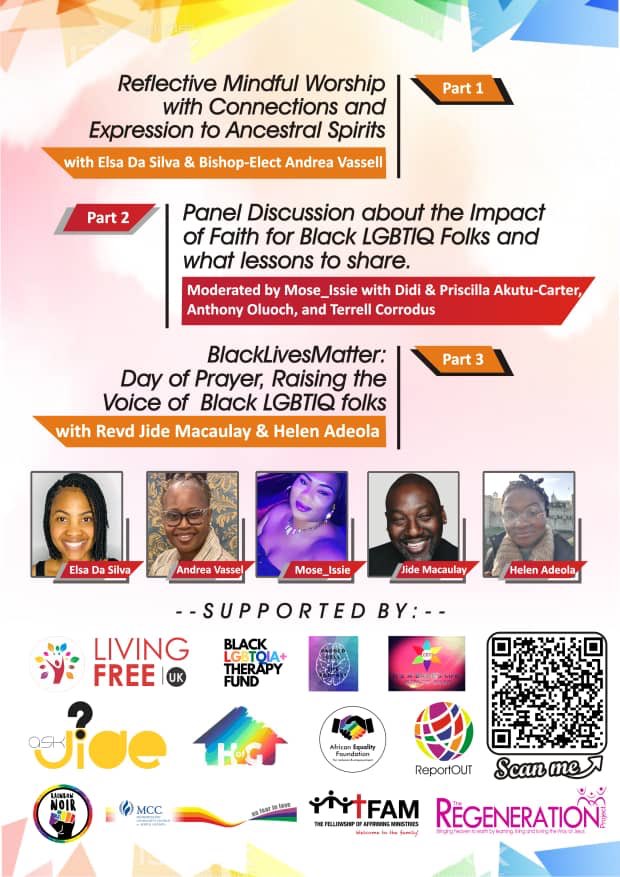 RevJide's tweet photo. House of Rainbow, we are excited to announce the event for #PrideInside2020. UK Black Pride #PrideInside and event curated for you.
On the 5th July 2020, 14:00-16:00 BST,
Register to join the event
https://t.co/3cdaIDcyNZ ...1/3 https://t.co/6KvcyjRHtG