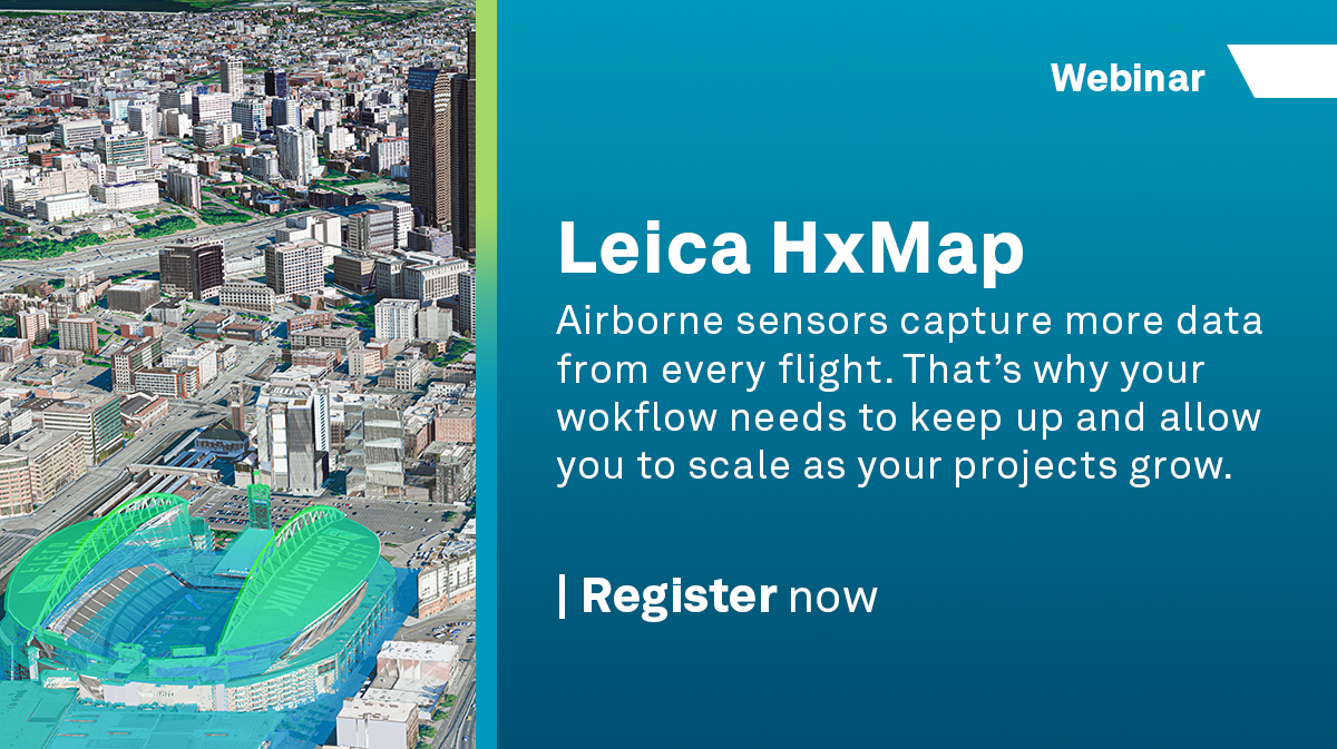 LeicaGeosystems's tweet photo. Leica HxMap features the fastest data throughput for imagery and LiDAR, and allows you to scale up as your projects grow. Don't miss tomorrow's webinar where Felix Rohrbach will demo the latest features. https://t.co/edhuCRIwVD

#HxMap #AirborneMapping #DataProcessing https://t.co/7bwH0v9N1N