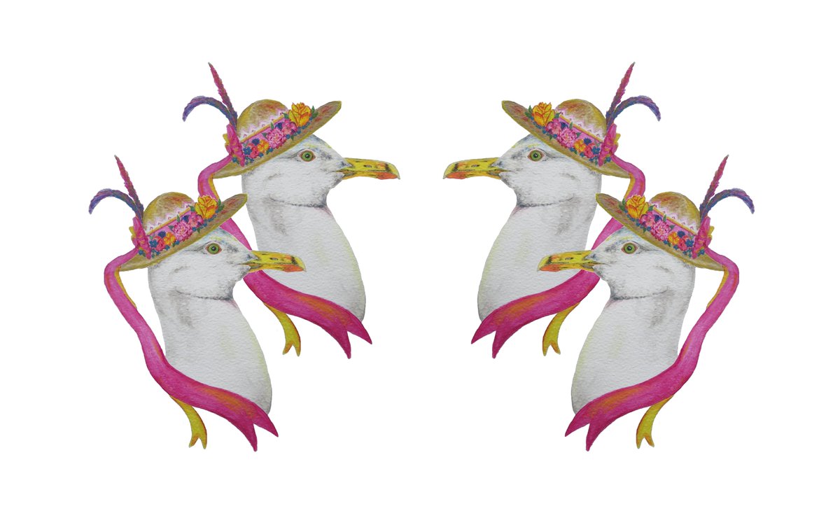 My 6th 'Morris Birds' design is 'Morris Bird Mary', inspired by a poem my Grandma recites, 'Ahr Mary's Bonnet'. 1 of 9 new designs from my paintings now available on sustainably produced <a href="/Teemillstore/">Teemill</a> T-shirts at morrisbirds.teemill.com
 
#MorrisBirds #morrisdancing #birds