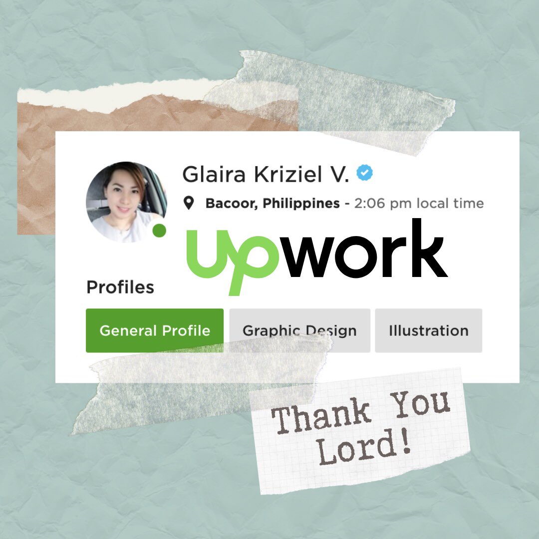 digitalglai's tweet image. Thank you Upwork! Thank you Lord! 🙏

#upworkprofileverified #upwork #upworkprofile
