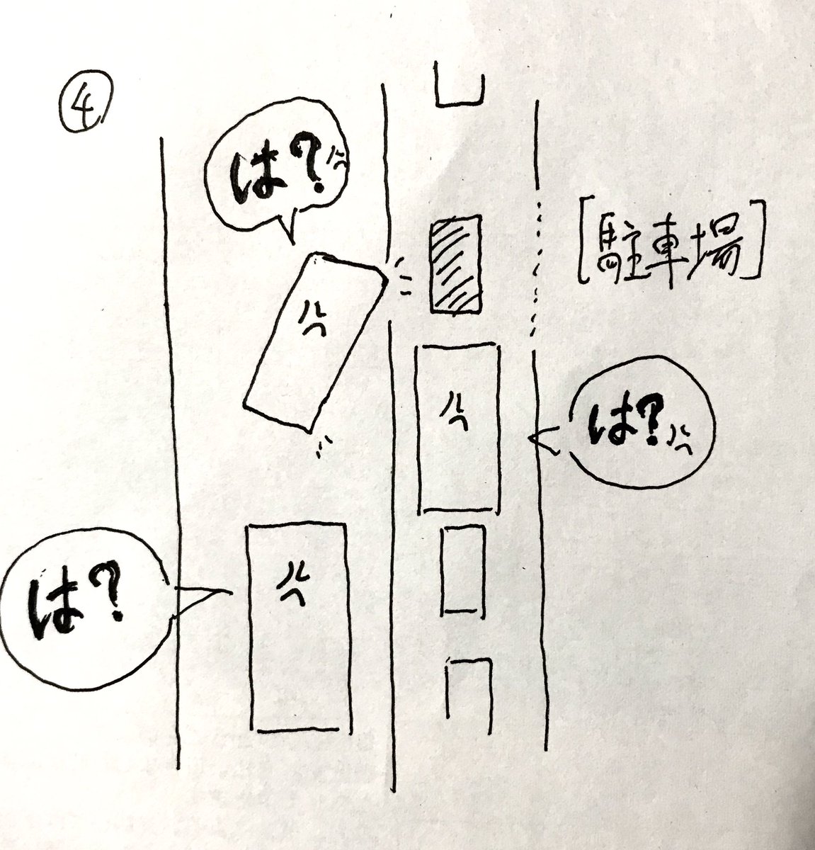 今日あった出来事です。 