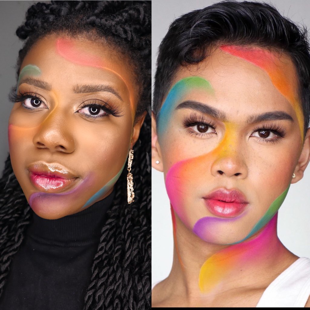#7days7faces day 3: recreate a look 🌈
it’s the last day of pride month so this is just a reminder that #blackqueerlivesmatter 🤞🏾 i recreated dom.skii (IG)’s look today!
instagram.com/foyinog