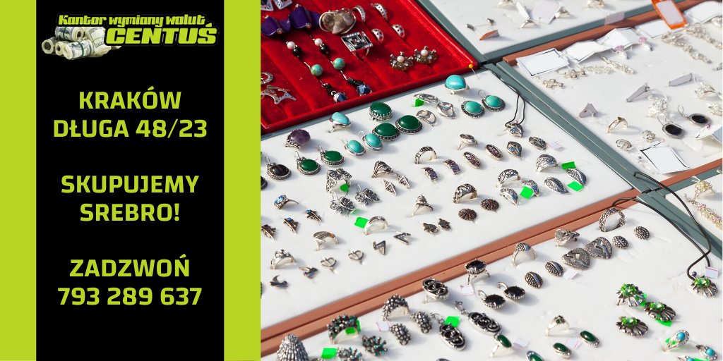 KantorCentus's tweet image. Srebrna #biżuteria, której nie nosisz? Po co ją w takim razie mieć? Lepiej na niej zarób ;) Wpadnij do nas, chętnie ją odkupimy za uczciwą cenę!
Zadzwoń po więcej informacji: 793 289 637
bit.ly/KantorCentus

#kraków #skupsrebra #srebro #srebrnabiżuteria #gotówka #zarobek #krk