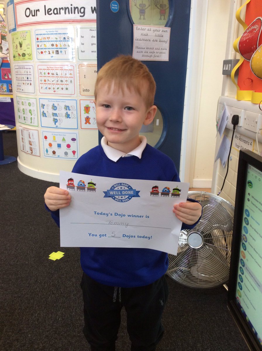 Wheeler_PS's tweet photo. Well done to Tommy who was our Dojo winner in Red Base yesterday πππ»π#hcatschool #wheelerprimary https://t.co/7038UUFPx6