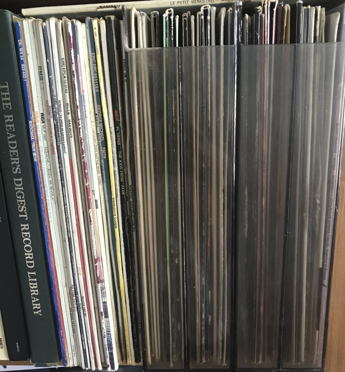 End of the thread (for the moment obviously)I’ve also a bunch of other records which belonged to my father and my grandfather but I don’t put them in this thread.(a picture of what they look in my shelf below)