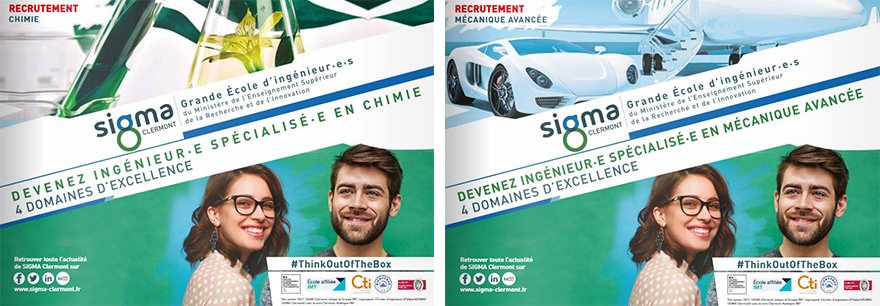 SigmaClermont's tweet photo. Devenez ingénieur.e spécialisé.e en chimie ou en mécanique avancée à @SigmaClermont 
➡ Découvrez nos NOUVELLES plaquettes de formation  :
🔹Plaquette Chimie 2020 : https://t.co/29j32zJl7t
🔹Plaquette Mécanique 2020 : https://t.co/brdofxTlhX https://t.co/f5x0Oasc5K