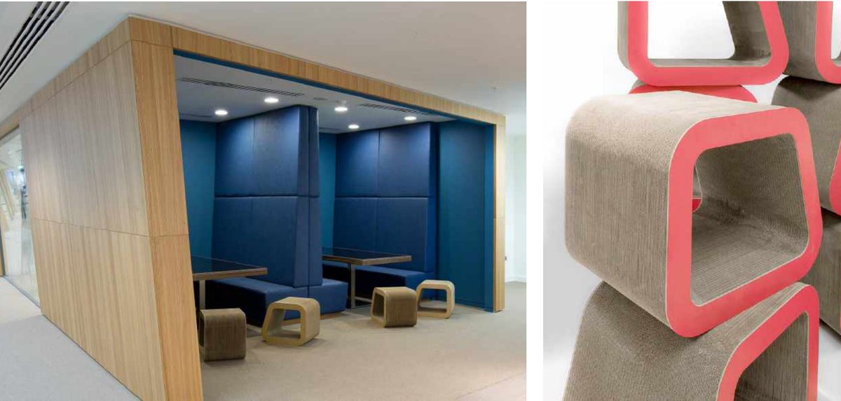 Studiofibre’s #LoopStools are simple, fun, versatile and stylish. Perfect for an office environment that needs flexible seating for #SocialDistancing, you can #SitTogetherStayApart #WorkSAFE