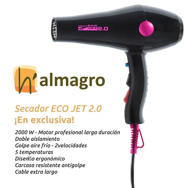 HAlmagro's tweet photo. #Secador profesional ECO JET Potencia de 1800 W, motor profesional de larga duración. Golpe de aire frío y 2 velocidades con 5 temperaturas. Diseño ergonómico y carcasa resistente antigolpe. Cable extra largo.

https://t.co/vNZOEwxdj2

#ProductosPeluquería #SecadorProfesional https://t.co/sI82nnHZ0k