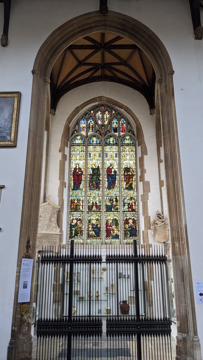Mancroft also has a small set of transepts (so extra for a parish church - I love it), the Northern arm is currently a small museum holding the historic silver collection - and the Southern arm is a small side chapel.