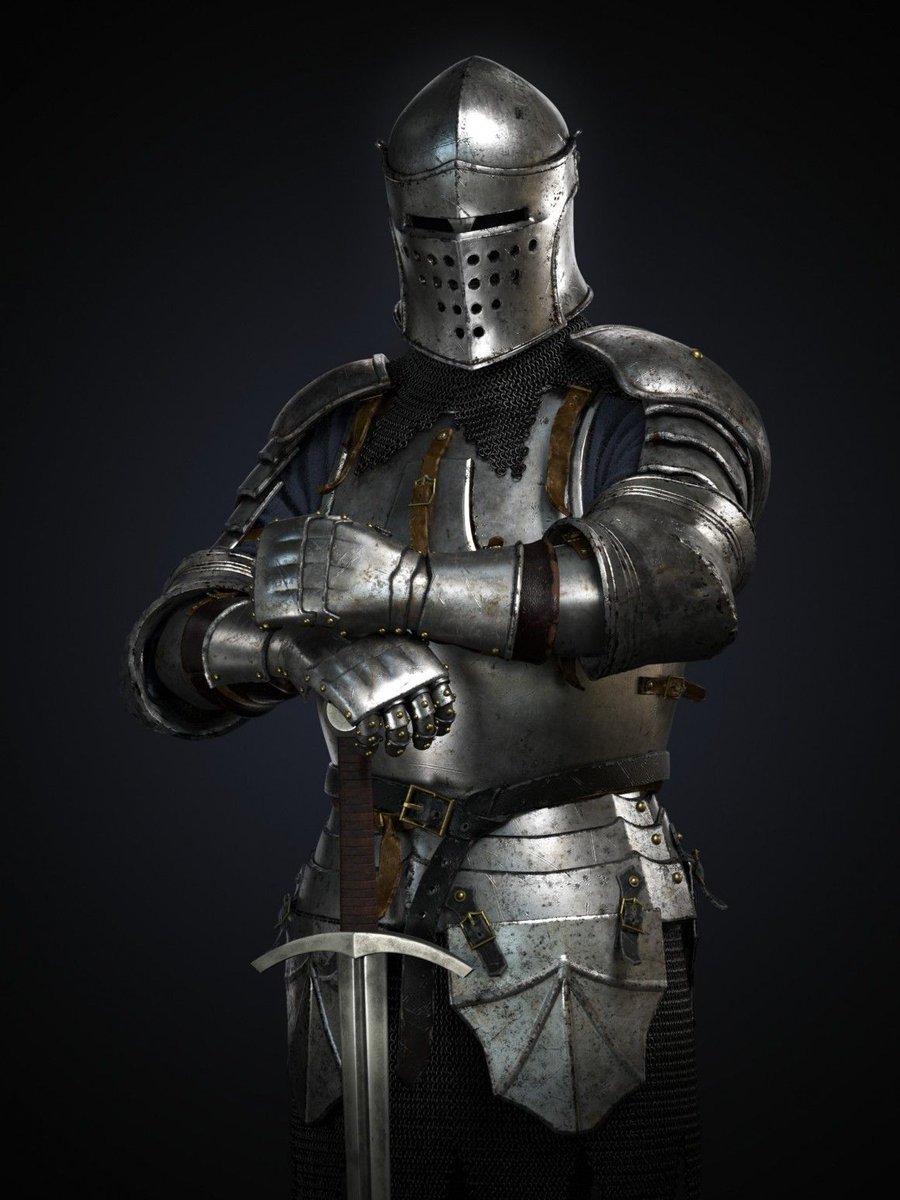 Then try getting through the metal detectors with this on, on your way to a medieval battle
